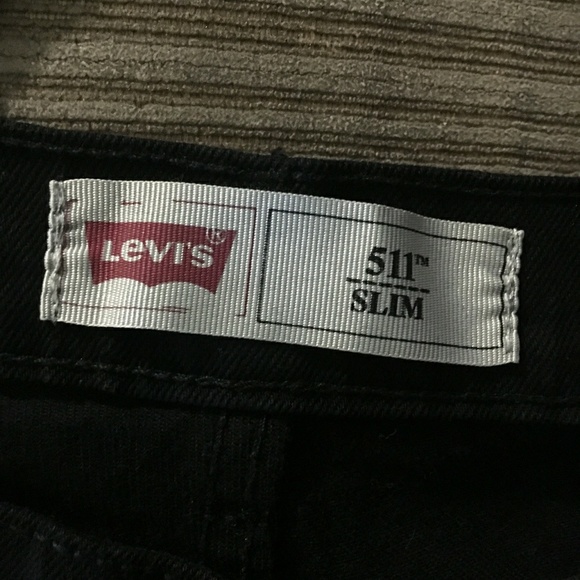 Levis Black Denim Jeans - Picture 4 of 6